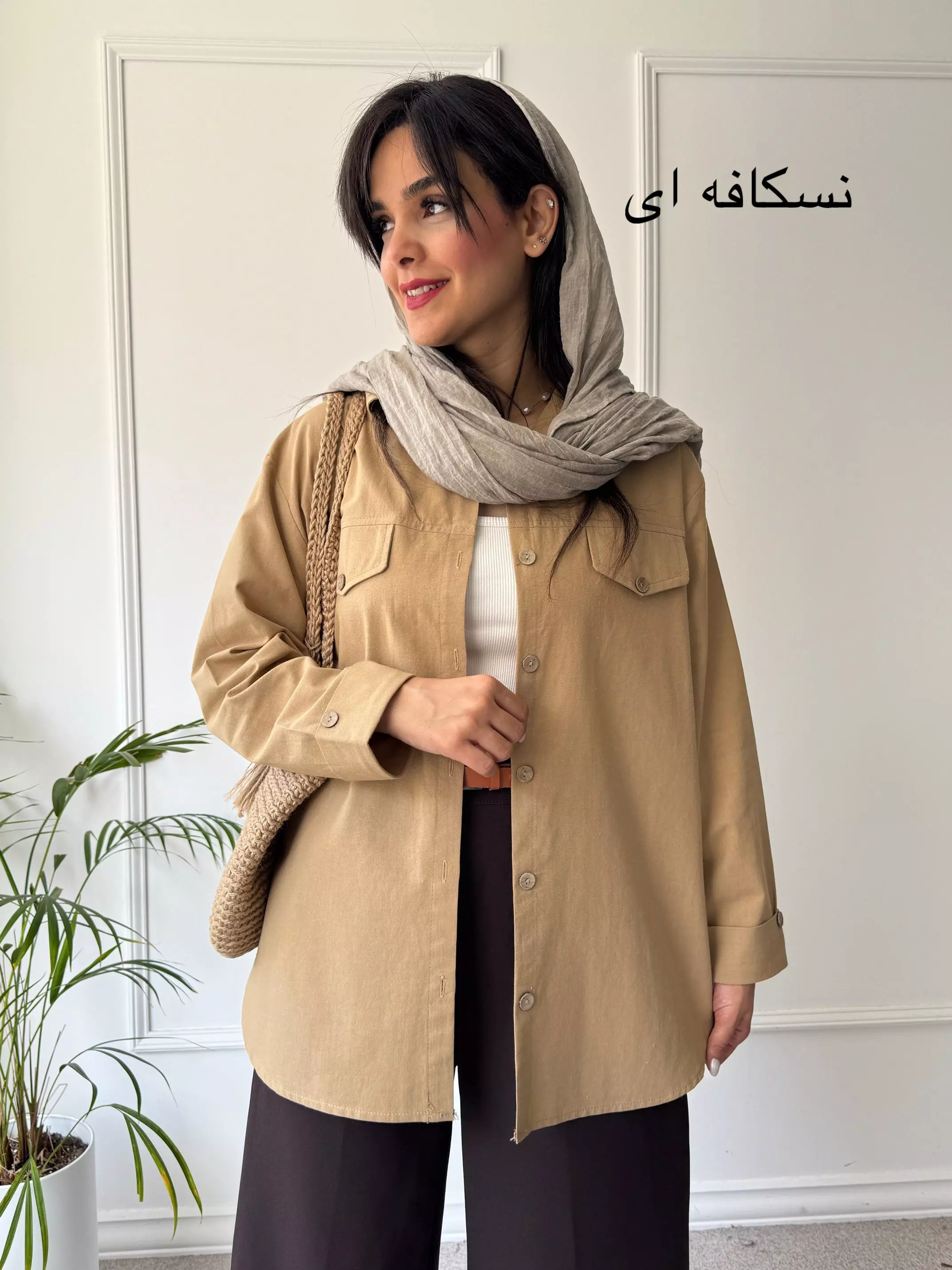 مانتو شومیزی مونیکا ( دارای ایراد جزئی )